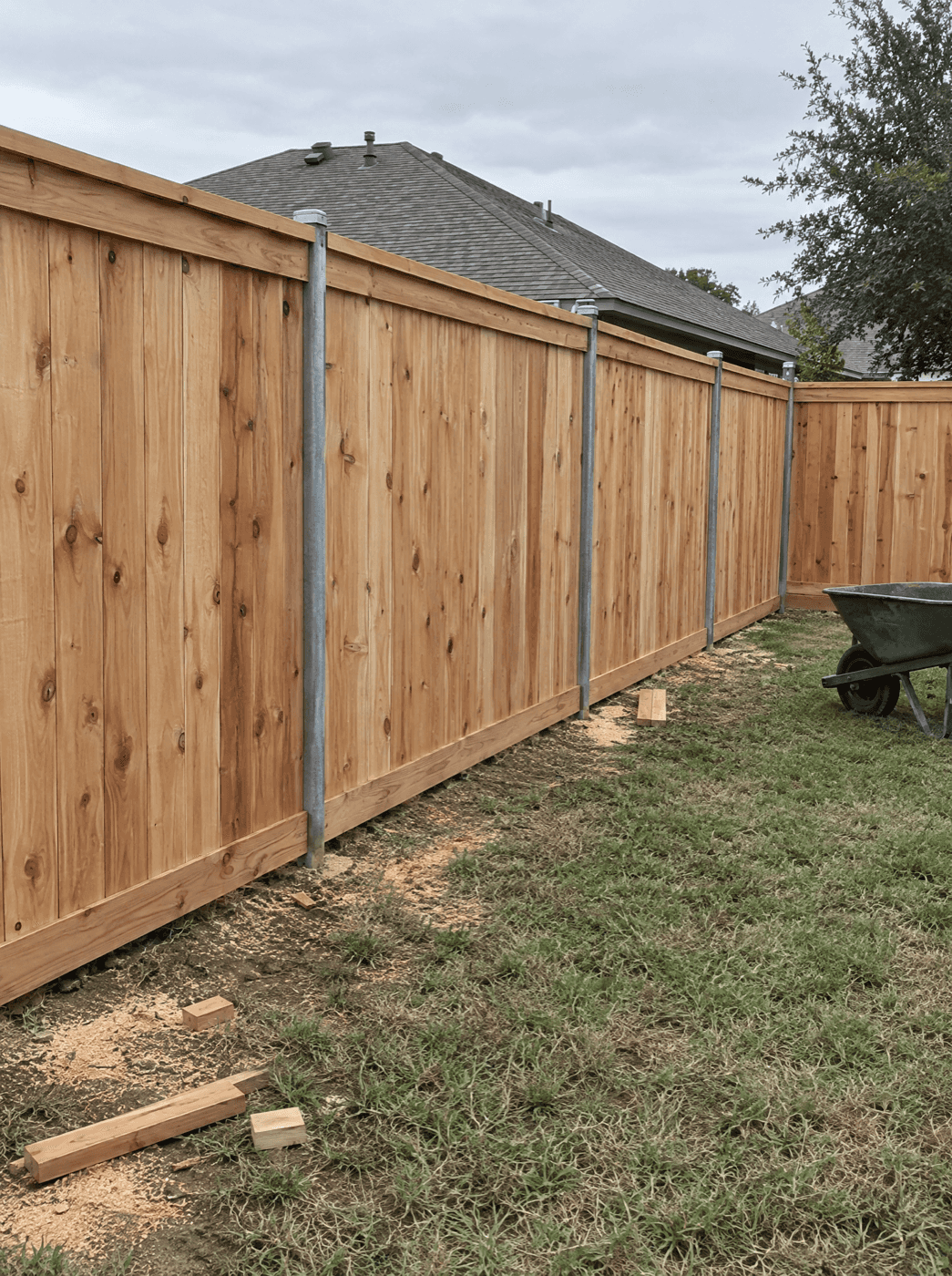 Custom cedar privacy fence builder in San Antonio, Texas by Klema Builders