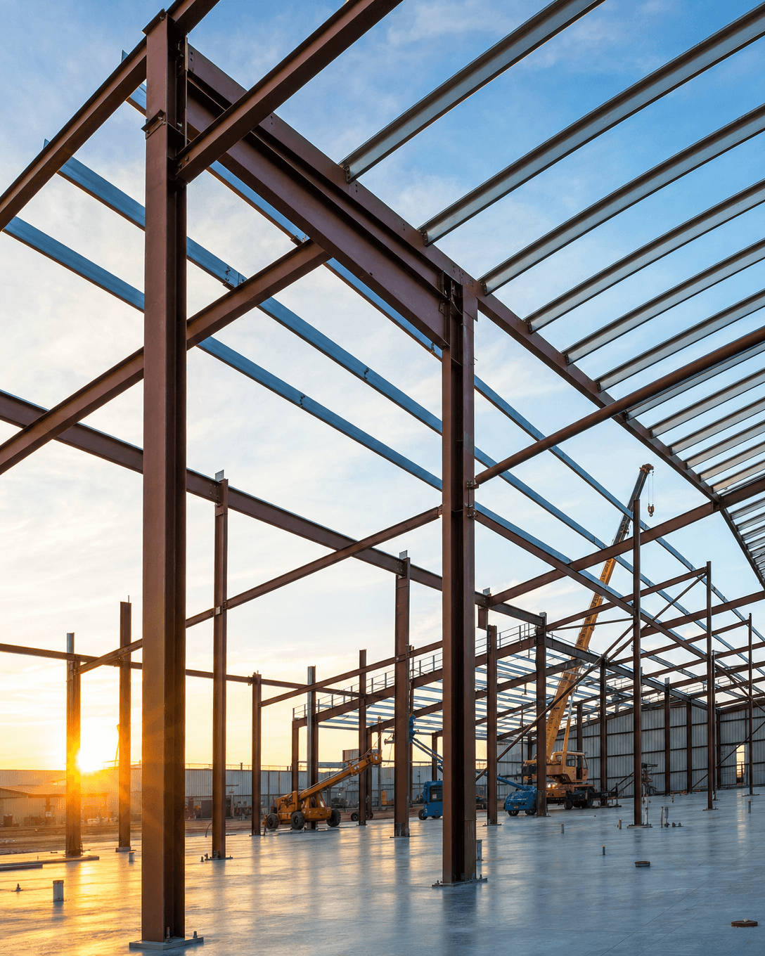 Structural steel erection in San Antonio, Texas by Klema Builders
